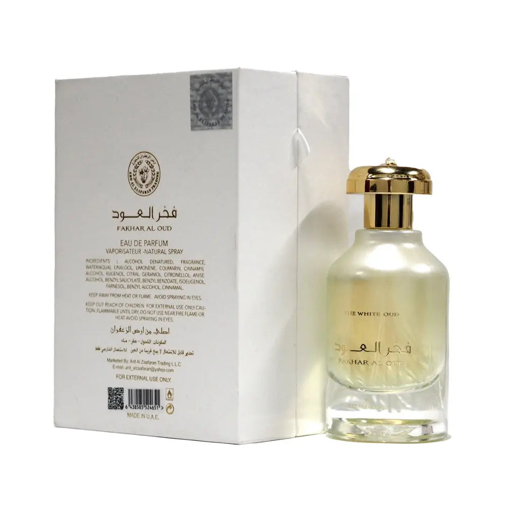 Fakhar Al Oud The White Oud Perfume 100ml Edp Ard Al Zaafaran for women and menSham Perfume Store