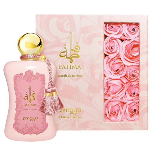 Fatima Pink Extrait De Parfum 100ml From Afnan Perfume Gift Box For Woman Zimaya Pink Arab Princess-Zimaya Fatima Pink - Sham Perfume Store Perfume