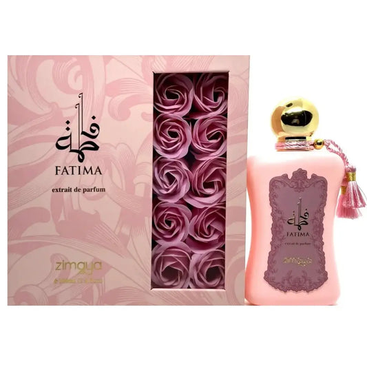 Fatima Pink Extrait De Parfum 100ml From Afnan Perfume Gift Box For Woman Zimaya Pink Arab Princess-Zimaya Fatima Pink - Sham Perfume Store Perfume