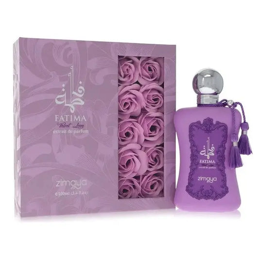 Fatima Velvet Love Extrait De Parfum 100ml From Afnan Perfume Zimaya Love Gift Box For Woman-Fatima Velvet Love - Sham Perfume Store Perfume