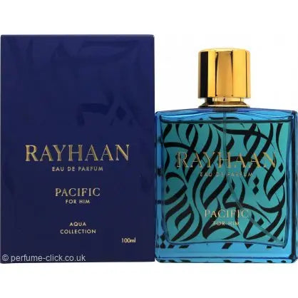 Fresh Wave Men Rayhaan Ocean Rush Eau de Parfum Spray for Men Rayhaan Fresh Wave Rayhaan Pacific EDP 100ml For Him - Sham Perfume Store Perfume