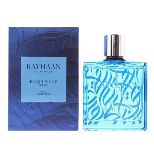 Fresh Wave Men Rayhaan Ocean Rush Eau de Parfum Spray for Men Rayhaan Fresh Wave Rayhaan Pacific EDP 100ml For Him - Sham Perfume Store Perfume