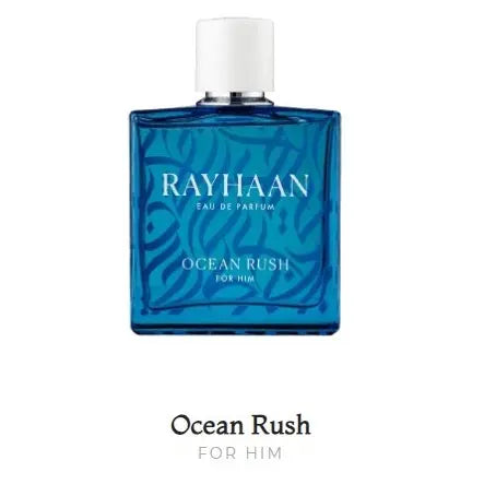 Fresh Wave Men Rayhaan Ocean Rush Eau de Parfum Spray for Men Rayhaan Fresh Wave Rayhaan Pacific EDP 100ml For Him - Sham Perfume Store Perfume