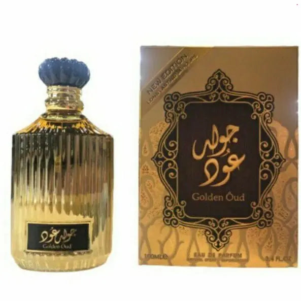 Golden oud NEW EDITION oudh Long lasting by lattafa asdaf unisex perfume 100 ml EDP - Sham Perfume Store perfume