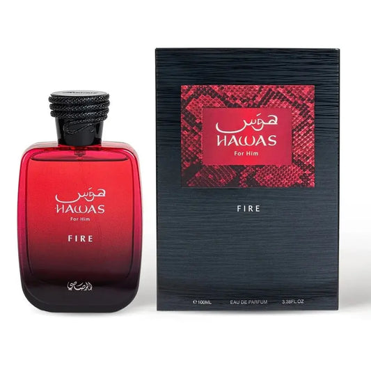 Hawas Fire For Him 100Ml EDP RASASI Hawas Fire Eau De Parfum Men Spray Product vendor Sham Perfume Store EDP Perfume