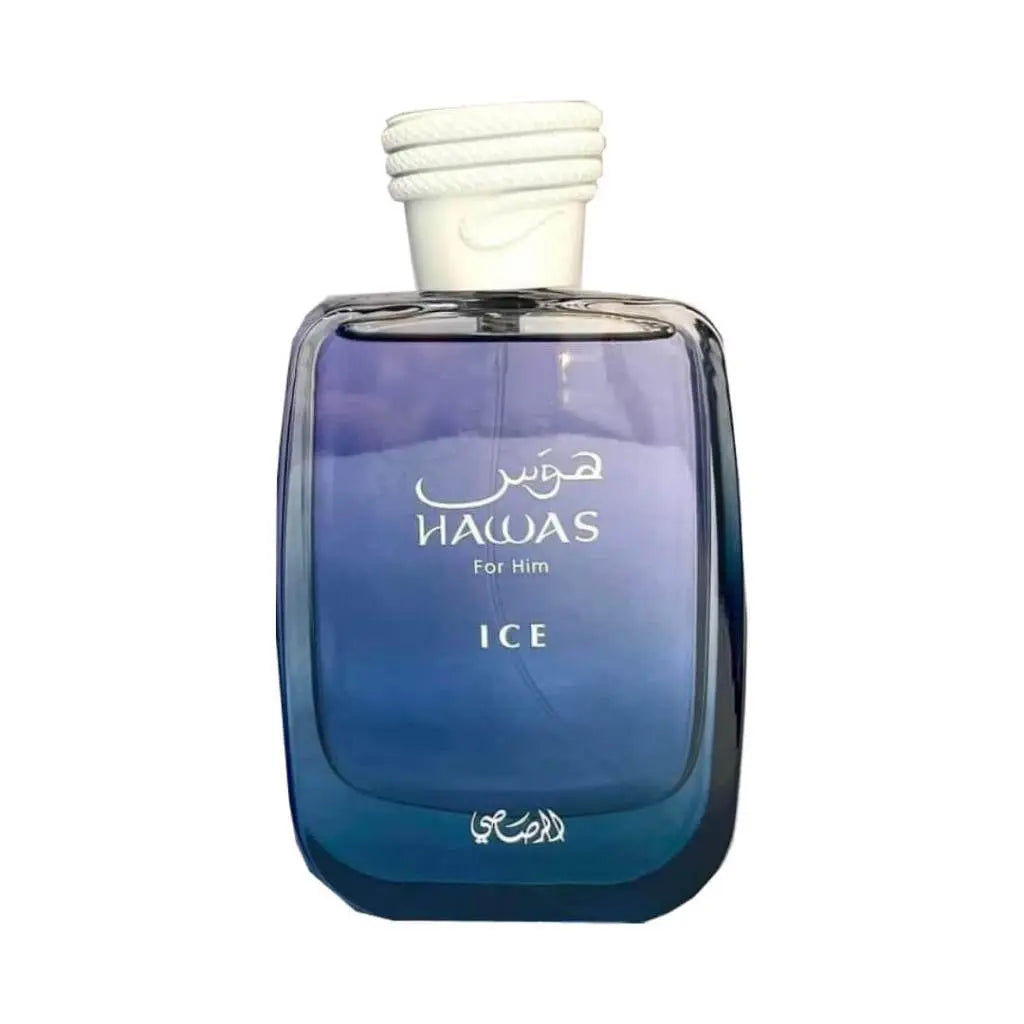 Hawas Ice For Men EDP 100 ML Rasasi Embrace Your Style Rasasi Hawas Perfume For Men Rasasi Ice EDP-Hawas 100 ml-Ice Product vendor Sham Perfume Store EDP Perfume
