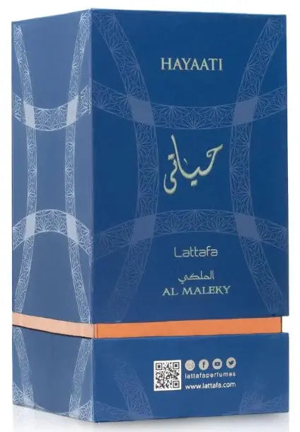 Hayaati Al Maleky Perfume 100ml EDP Hayaati Lattafa Fresh scent Al Maleky Hayaati Product vendor Sham Perfume Store EDP Perfume