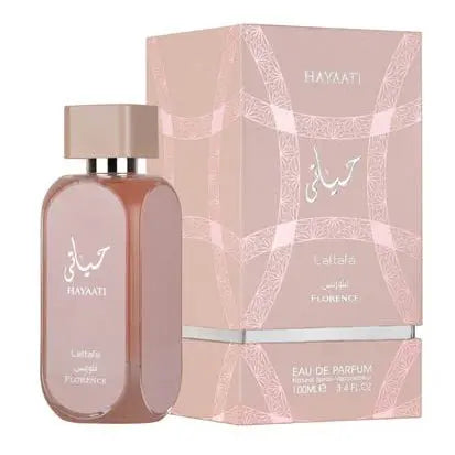 Hayaati Florence EDP 100 Ml  By Rose Lattafa Hayaati Pink Woman - Sham Perfume Store Perfume