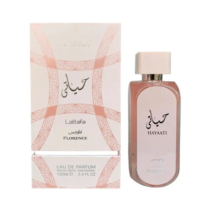 Hayaati Florence EDP 100 Ml  By Rose Lattafa Hayaati Pink Woman - Sham Perfume Store Perfume