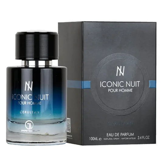 Iconic Nuit Homme EDP Perfume By Grandeur 100 ML Luxury parfum fragrances Al Wataniah For Him Man-Iconic Nuit - Sham Perfume Store Perfume