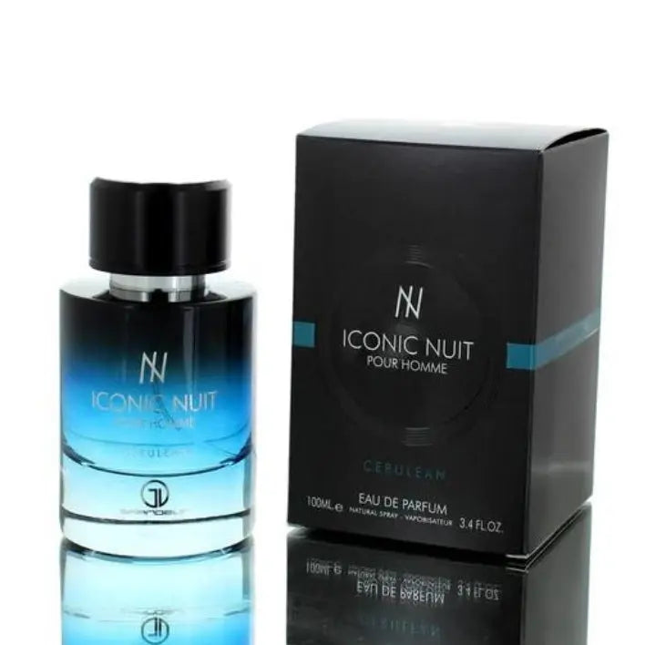 Iconic Nuit Homme EDP Perfume By Grandeur 100 ML Luxury parfum fragrances Al Wataniah For Him Man-Iconic Nuit - Sham Perfume Store Perfume