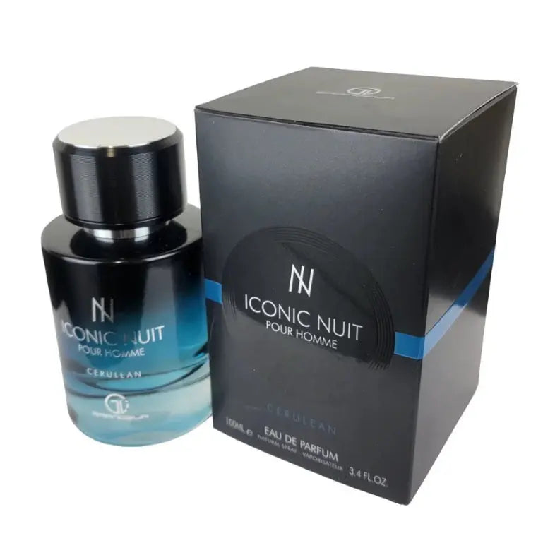 Iconic Nuit Homme EDP Perfume By Grandeur 100 ML Luxury parfum fragrances Al Wataniah For Him Man-Iconic Nuit - Sham Perfume Store Perfume
