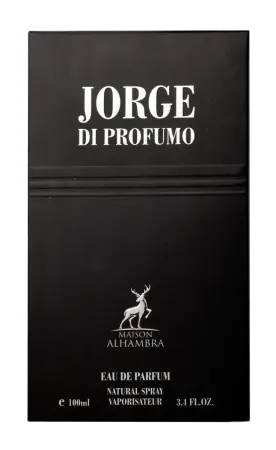 Jorge Di Profumo By Mason Alhambra  Eau De Parfum  Natural Spray 100ml - Sham Perfume Store Perfume