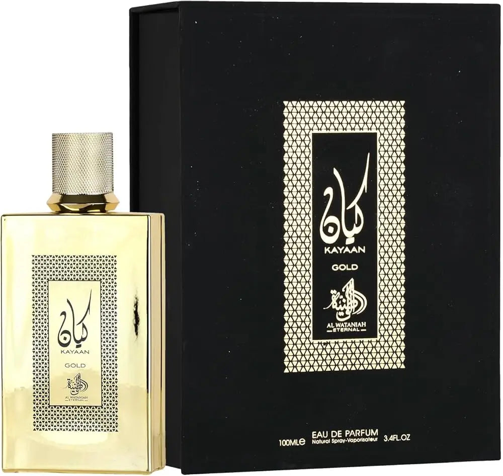 Kayaan Gold Al Wataniah Cologne Kayaan Al Wataniah Eternal Perfume Extrait 100ml Unisex Gifts Fragrances - Sham Perfume Store Perfume