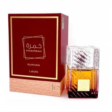 Khamrah Dukhan 100ml edp Lattafa Khamrah Perfumes for men Collection-Khamrah Dukhan 100ml - Sham Perfume Store Perfume
