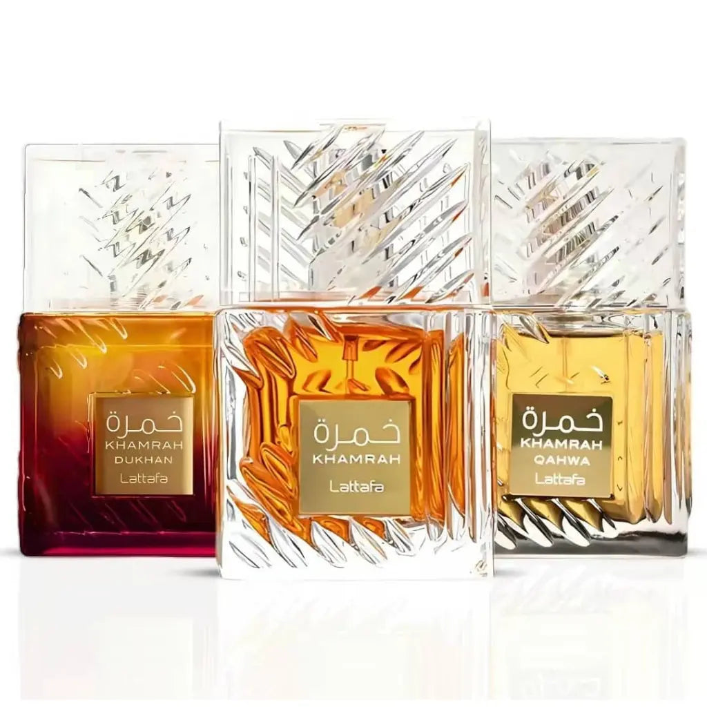 Khamrah Dukhan 100ml edp Lattafa Khamrah Perfumes for men Collection-Khamrah Dukhan 100ml - Sham Perfume Store Perfume