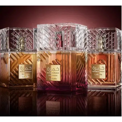 Khamrah Dukhan 100ml edp Lattafa Khamrah Perfumes for men Collection-Khamrah Dukhan 100ml - Sham Perfume Store Perfume