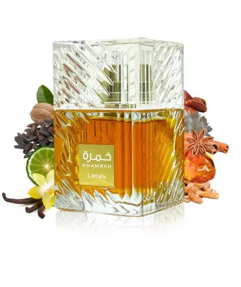 Khamrah - Eau De Parfum Spray 100 ml by Lattafa For Him & Her - Sham Perfume Store Perfume