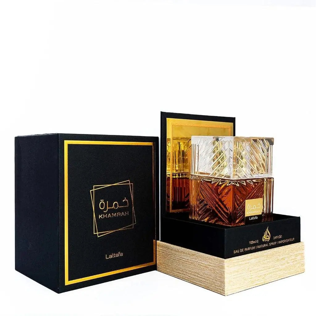 Khamrah - Eau De Parfum Spray 100 ml by Lattafa For Him & Her - Sham Perfume Store Perfume