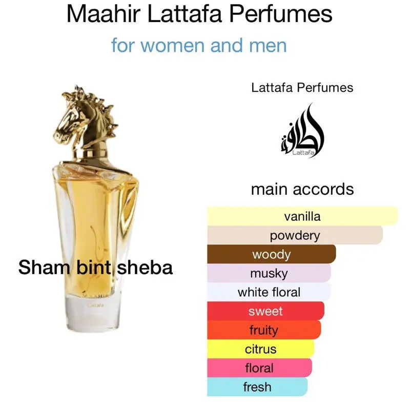 Maahir Lattafa Gold perfume Original EDP 100 Maheer For Man - Sham Perfume Store Perfume