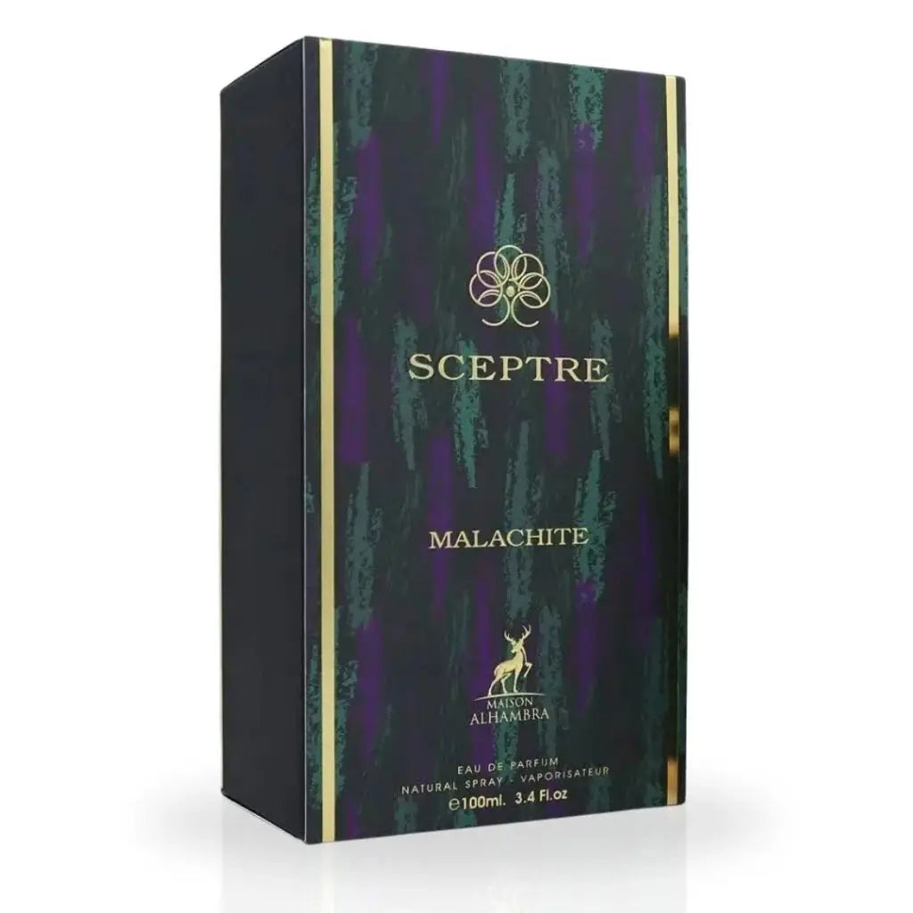 Malachite EDP Sceptre Alhambra  Spray 100ML Maison Alhambra | Long Lasting & Luxurious Fragrance.-Malachite EDP 100ml - Sham Perfume Store Perfume