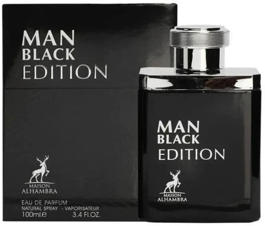 Man Black Edition By Mason Alhambra Man Eau De Parfum  Natural Spray 100ml Product vendor Sham Perfume Store EDP Perfume