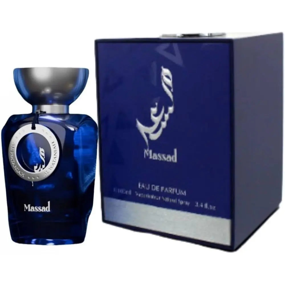 Massad | Eau De Parfum 100ml | by Al Wataniah For Him Extrait Dubai Perfume Hub Gris-Massad 100ml - Sham Perfume Store Perfume