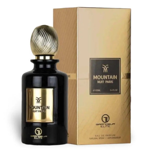 Mountain Nuit Paris 100ml EDP For Him Grandeur Elite Gourmand Accord Arabian Perfume Tonka - Sham Perfume Store Perfume