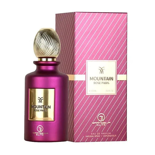 Mountain Rose Paris Edp 100ml by Grandeur Elite Blend Roses Vanilla Roses Musk For Her Al Wataniah Product vendor Sham Perfume Store EDP Perfume