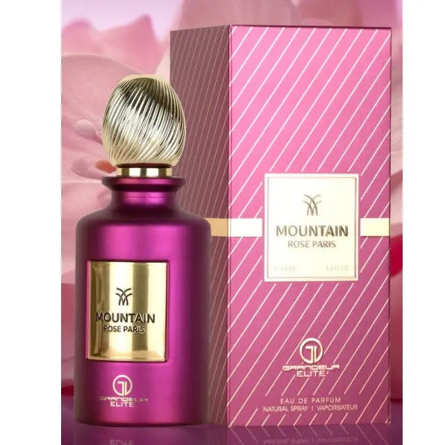 Mountain Rose Paris Edp 100ml by Grandeur Elite Blend Roses Vanilla Roses Musk For Her Al Wataniah Product vendor Sham Perfume Store EDP Perfume