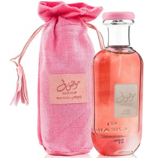 Mousuf Wardi Parfume 100 ml EDP Pink Women New Ard Alzaafran WardiSham Perfume Store