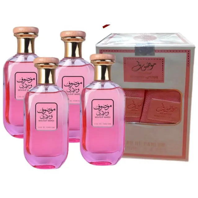 Mousuf Wardi Parfume 100 ml EDP Pink Women New Ard Alzaafran WardiSham Perfume Store
