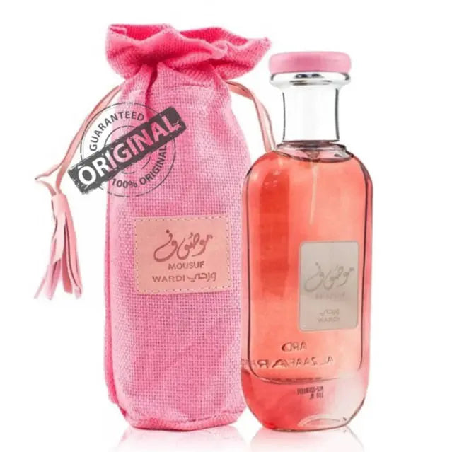Mousuf Wardi Parfume 100 ml EDP Pink Women New Ard Alzaafran Wardi