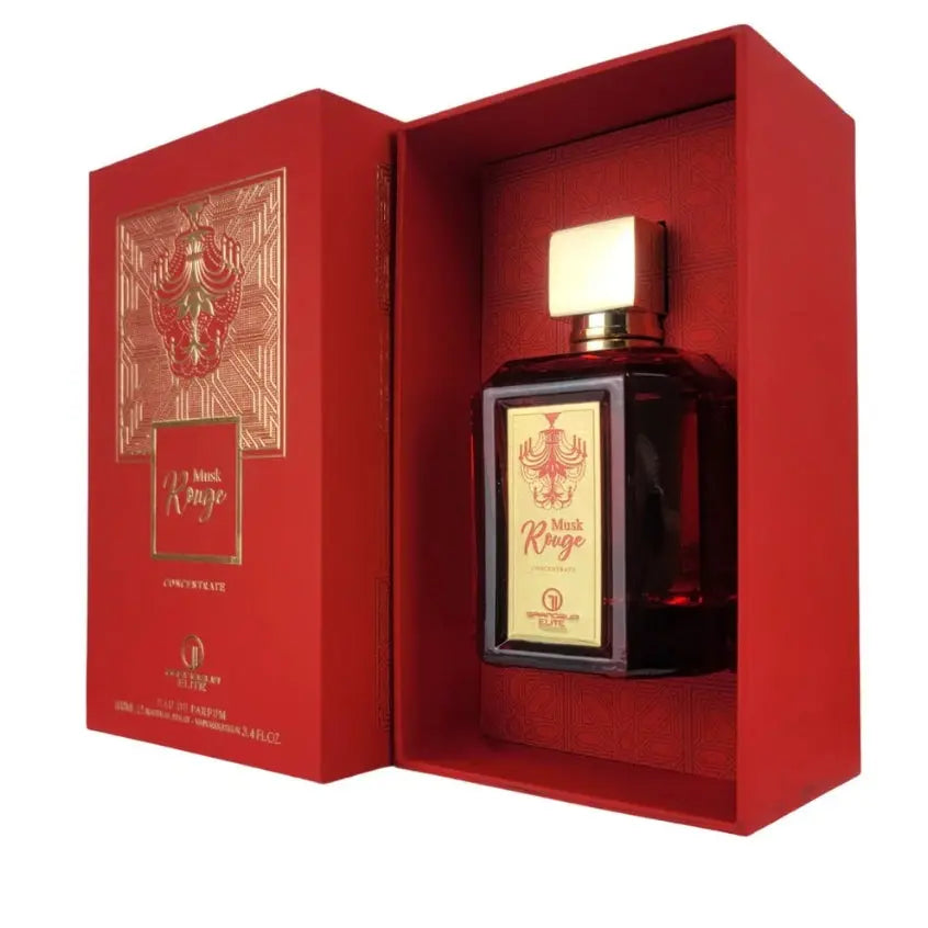 Musk Rouge Perfume Woman Concentrate Parfum Red  Her Grandeur Elite 100ml Extrait For Him EDPSham Perfume Store
