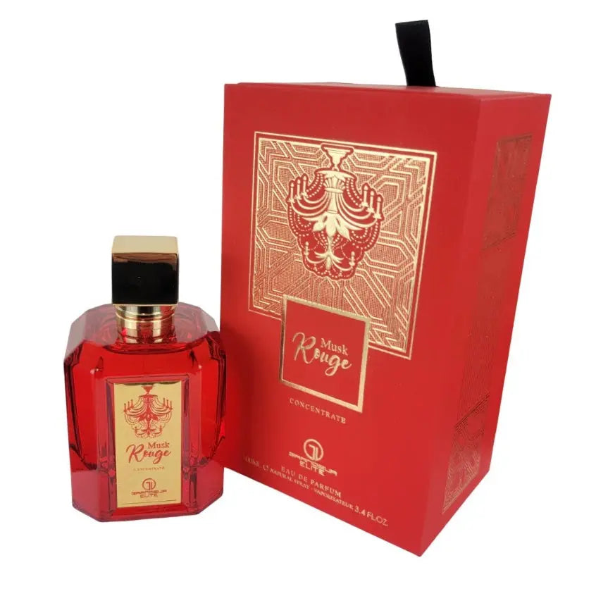 Musk Rouge Perfume Woman Concentrate Parfum Red  Her Grandeur Elite 100ml Extrait For Him EDP