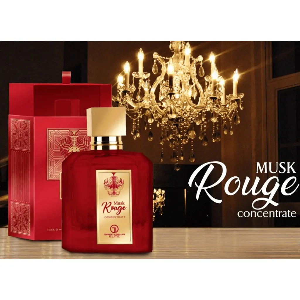 Musk Rouge Perfume Woman Concentrate Parfum Red  Her Grandeur Elite 100ml Extrait For Him EDP
