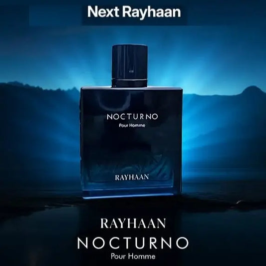 Nocturno Pour Homme Rayhaan Nocturno Eau De Parfum 100ml edp For him-Nocturno - Sham Perfume Store Perfume