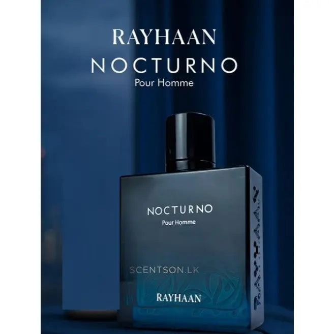 Nocturno Pour Homme Rayhaan Nocturno Eau De Parfum 100ml edp For him-Nocturno - Sham Perfume Store Perfume