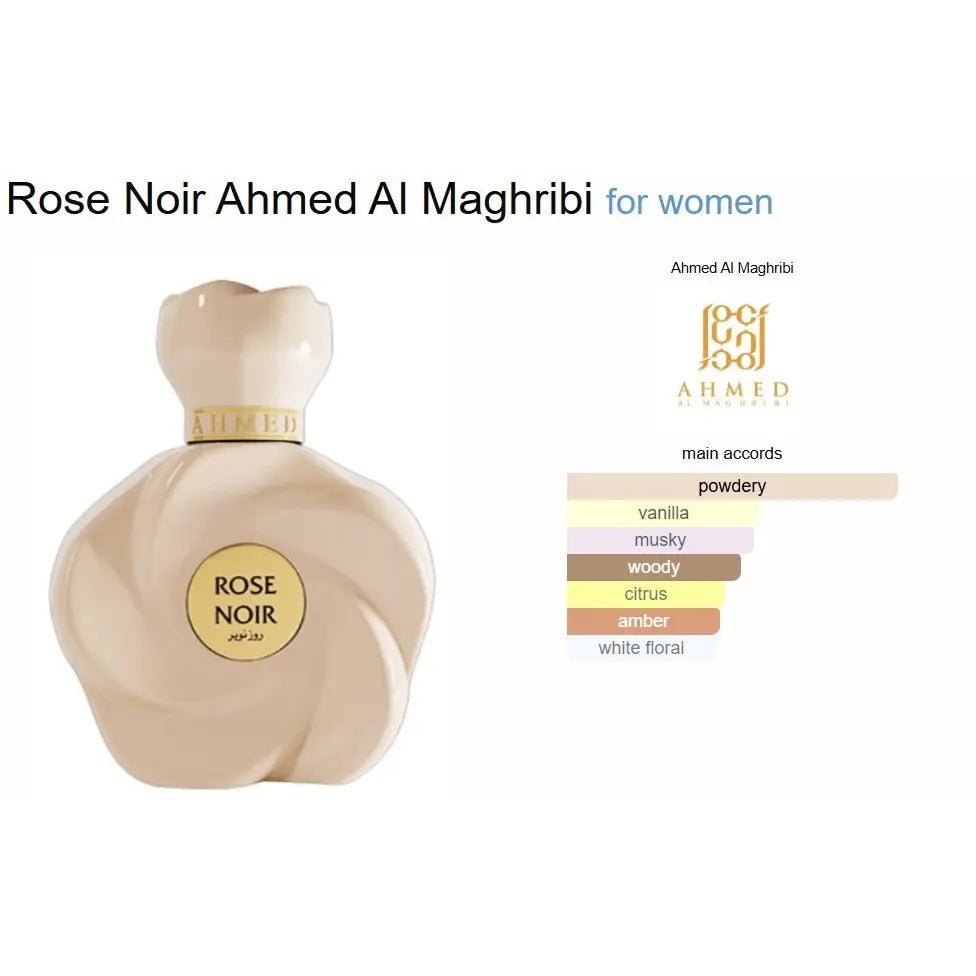 Noir Rose Perfume Ahmed Al Maghribi Women For Her Edp 75ml Olympic Noir Ahmed Product vendor Sham Perfume Store EDP Perfume