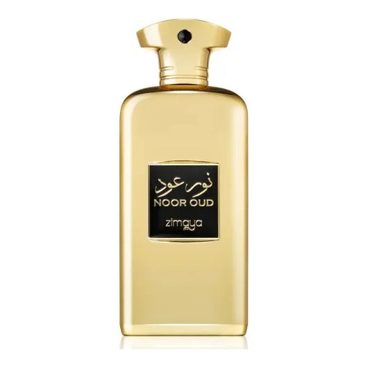 Noor Oud Dubai Zimaya Eau De Parfum Spray 100ml Afnan For Him Saffrony Agarwood Spray Fragrances daytime wear-Noor Oud 100ml - Sham Perfume Store Perfume