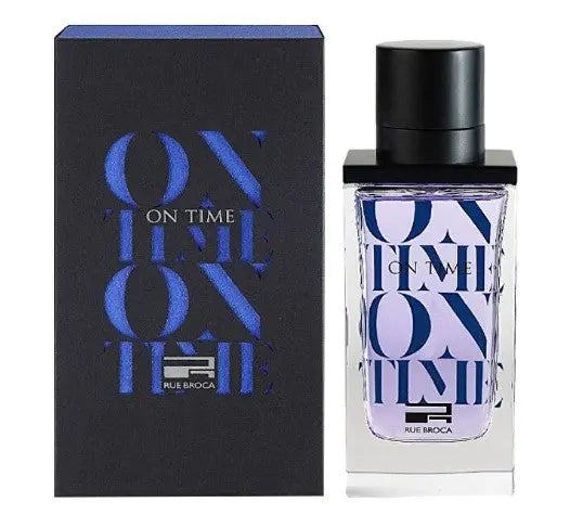 On Time Pour Homme by Rue Broca Eau de Parfum – Timeless Scent for Men 100mlSham Perfume Store