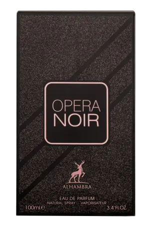 Opera Noir By Mason Alhambra  Eau De Parfum  Natural Spray 100ml - Sham Perfume Store Perfume
