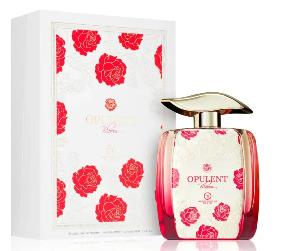 Opulent Bloom Red Edp Woman 100Ml Grandeur Elite Bloom Red For Her Rosy-Opulent Bloom 100ml - Sham Perfume Store Perfume