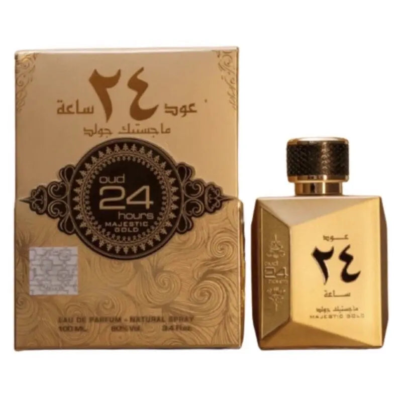 Oud 24 Hours Majestic Gold Perfume 100ml man Ard Al ZaafaranSham Perfume Store