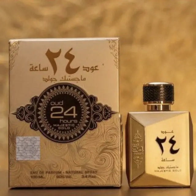 Oud 24 Hours Majestic Gold Perfume 100ml man Ard Al ZaafaranSham Perfume Store