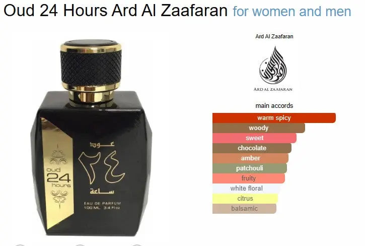 Oud 24 hours Perfume man perfume Ard Al Zaafaran Man 100ml EDP