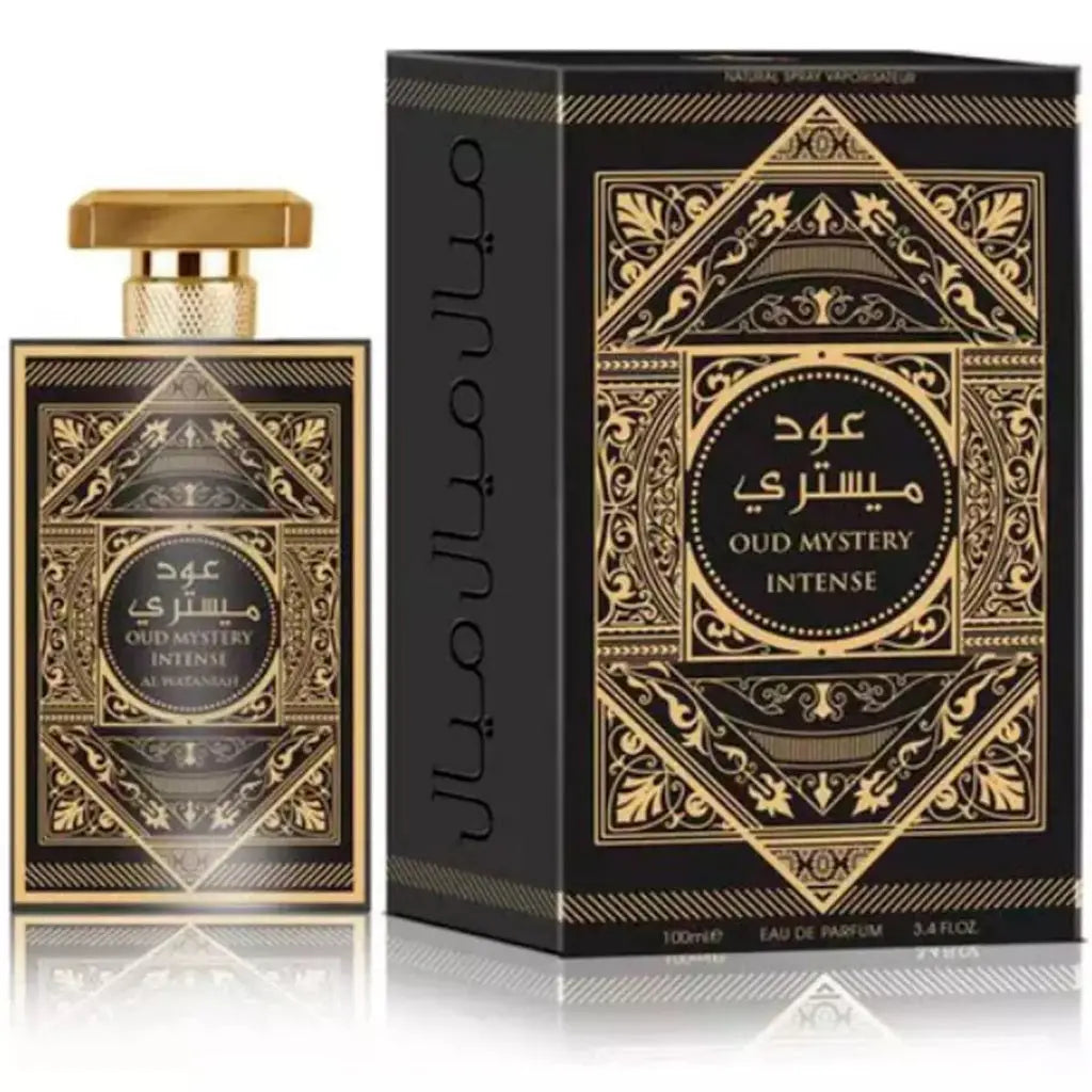 Oud Mystery Intense Al Wataniah Men Perfume Women Masculino Mystery Oud Intense Al Wataniah Eau de Parfum 100ml-Oud Mystery 100 ml - Sham Perfume Store Perfume