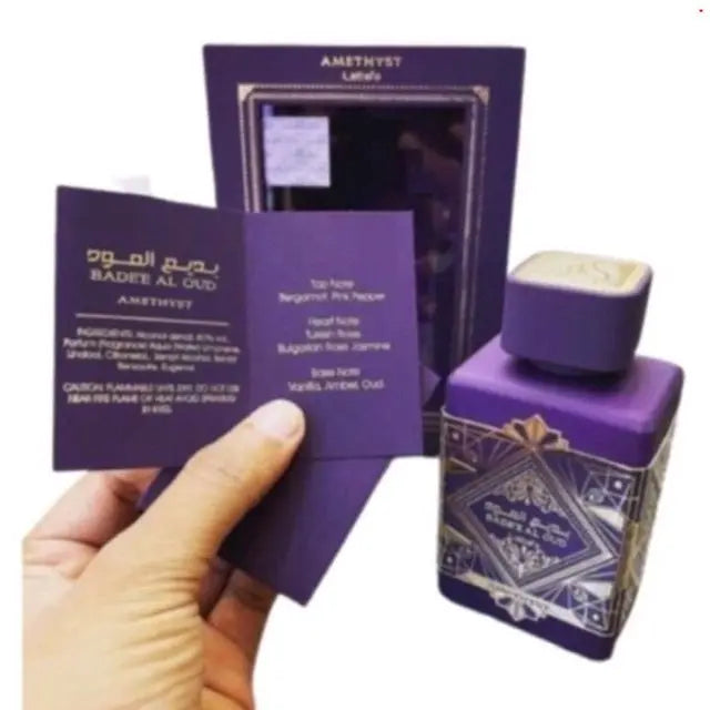 Oud for Glory Bad e'e Al Oud Amethyst badee al Oud Lattafa Perfumes 100 ml new arrival - Sham Perfume Store 