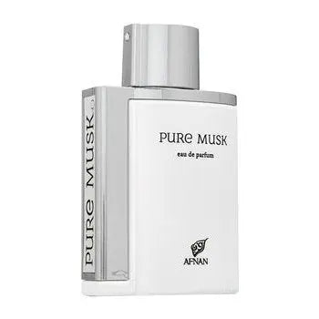 Pure Musk Afnan Pm AM Time 9 Perfume Afnan Women Afnan Men Fragrance White Afnan Musk Afnan Pure Femme EDP 100 ML-Afnan Pure Musk - Sham Perfume Store Perfume