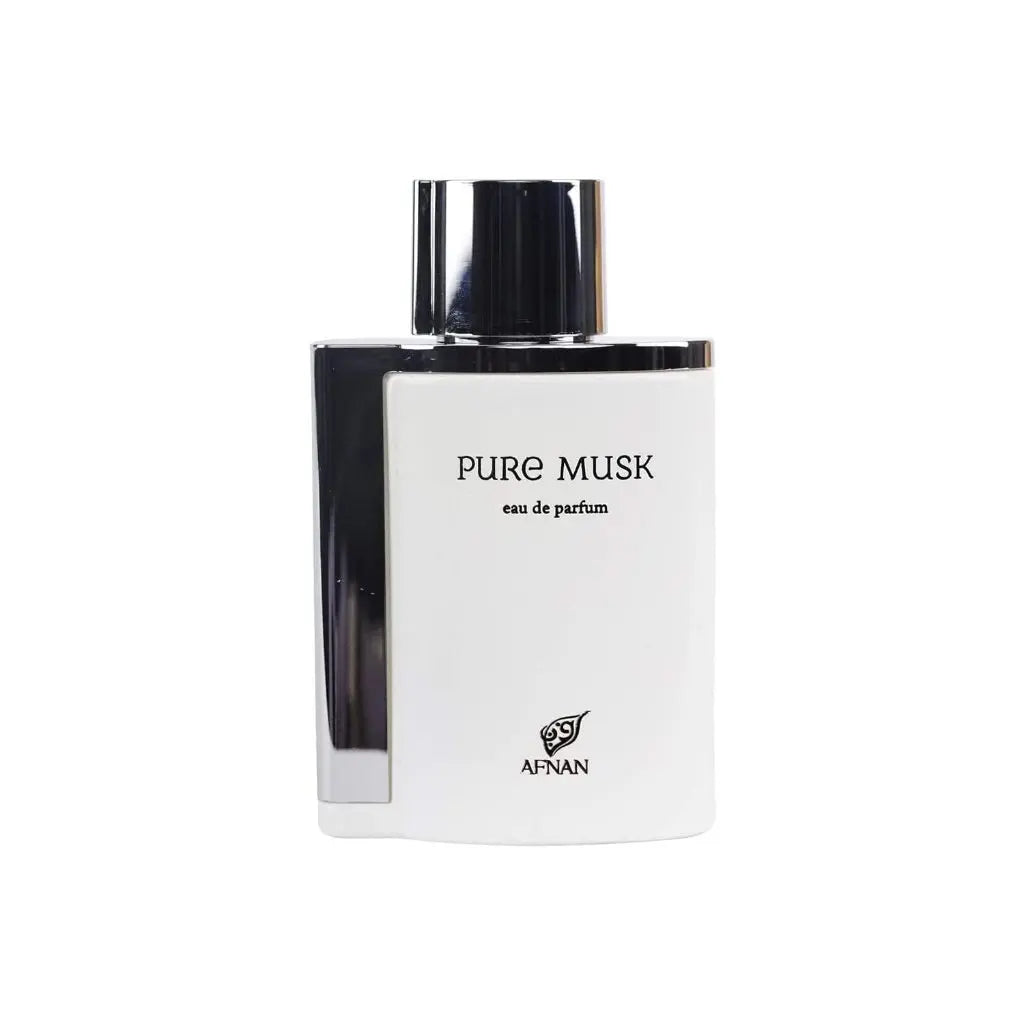 Pure Musk Afnan Pm AM Time 9 Perfume Afnan Women Afnan Men Fragrance White Afnan Musk Afnan Pure Femme EDP 100 ML-Afnan Pure Musk - Sham Perfume Store Perfume